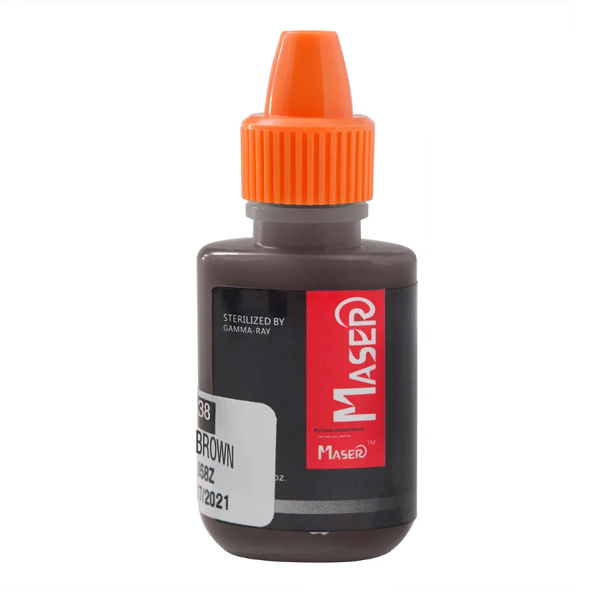 Tattoo Inks Pigment 10 Colors Optional 10ml Permanent Makeup Eyebrow Microblading for Tattoo Machine Pen Ink Cups Beauty Supply