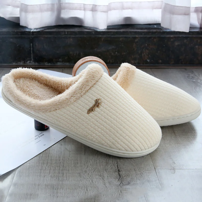 

Women House Slipper Winter Plus Size 43-44 TPR Suede Short Plush Warm Fur Slippers For Girls Casual Factory Outlets