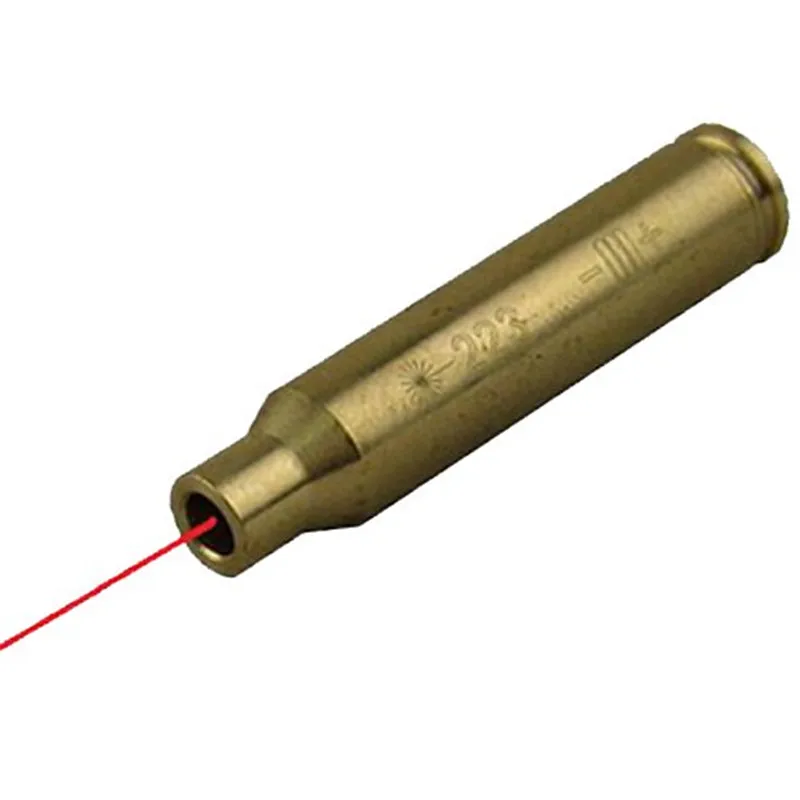 223 5.56x45mm Caliber Cartridge Laser Bore Sighter Boresighter Red