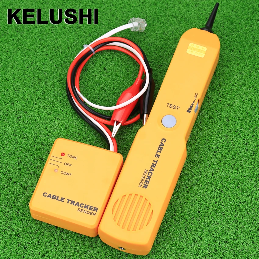 KELUSHI Портативный Тестер телефонного кабеля с разъемом RJ11|tool tool|tools networktools cable |