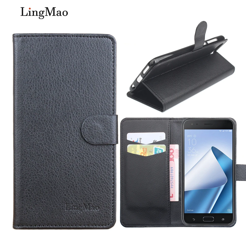 

Luxury Wallet Case for Asus Zenfone ZE554KL 4 Max ZC554KL SLots HoLder Stand Case ZC550 553KL ZD552KL ZE500 520KL ZE550 553KL