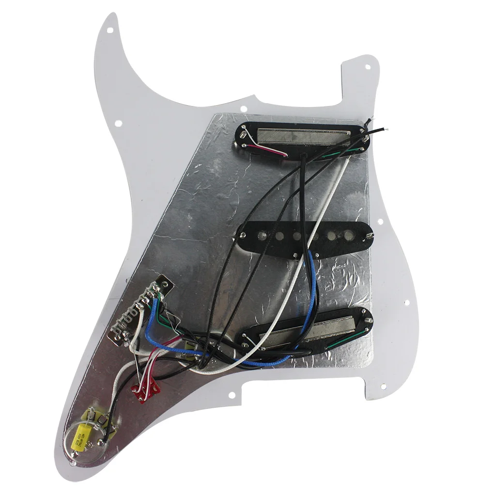 OriPure белый жемчуг загружен Prewired гитары накладка sss Alnico 5 двойной рельс и одной катушки пикап