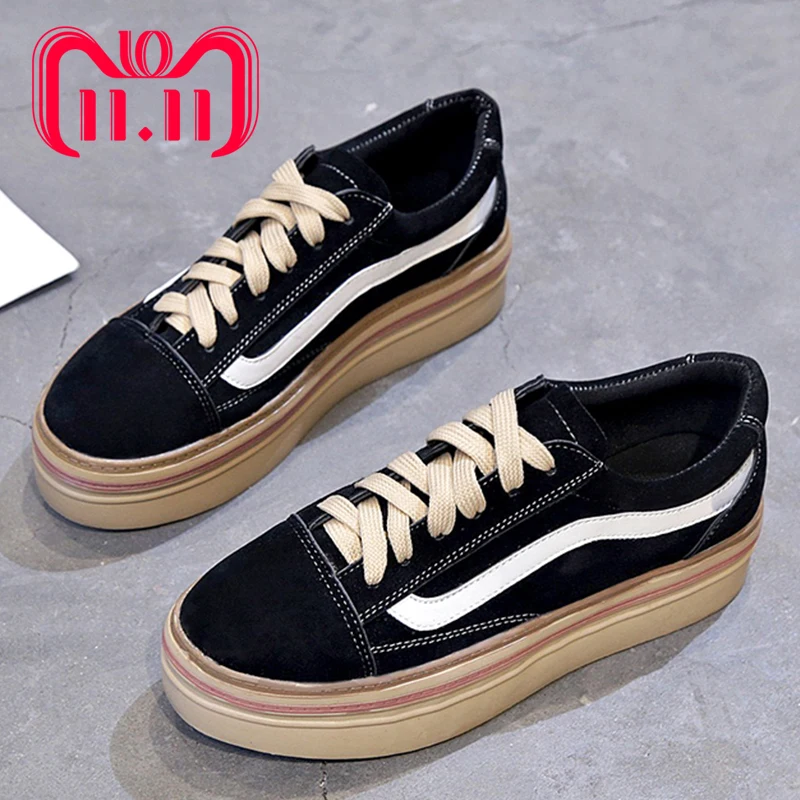 

Moxxy Women Sneakers Woman Pink Black Platform Sneakers Flat Shoes Woman Female Autumn Shoes Boat Shoes Zapatillas mujer Casual