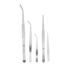 5 шт. антистатические пинцеты из нержавеющей стали бонсай Набор садовых инструментов