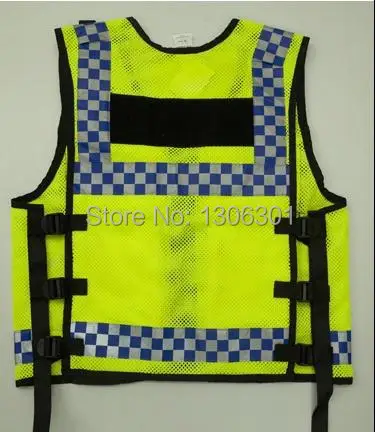 NEW HONGKONG STYLE Reflective vest Lattice screen cloth Safety vest Traffic police zipper reflective vest print able NEW HONGKONG STYLE Reflective vest Lattice screen cloth Safety vest Traffic police zipper reflective vest print able