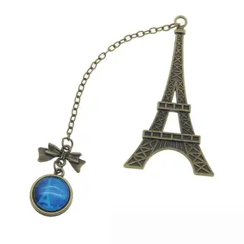 

300 pcs New creative Vintage Eiffel Tower Metal Bookmarks For Book Creative Item Kids Gift Korean Stationery
