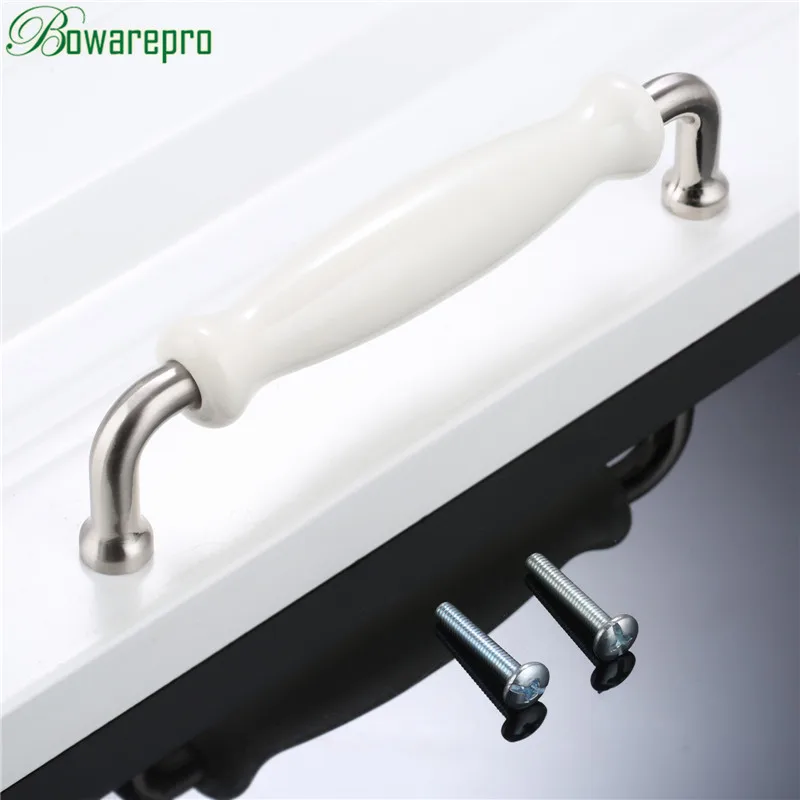 Bowarepro антикварная мебель керамические ручки и ручки для кухонных шкафов дверная ручка для шкафа выдвижная ручка 96/128 мм горячая распродажа