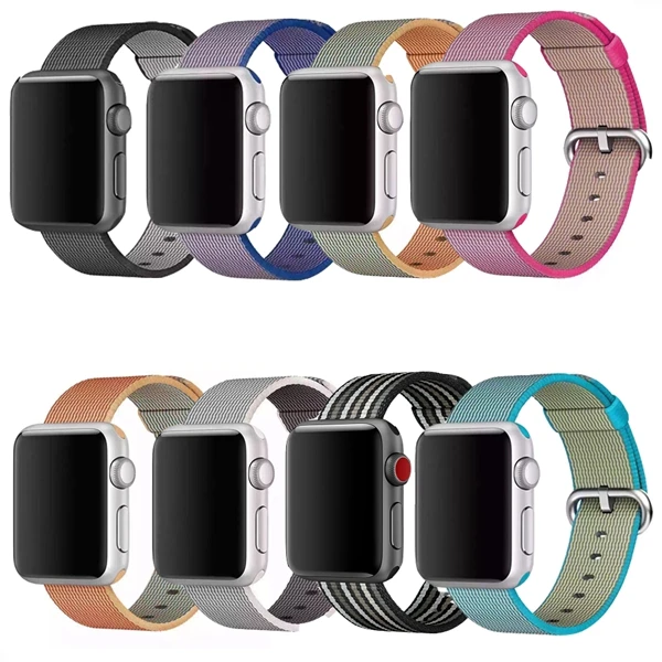Продвижение тканый нейлоновый ремешок для apple watch 42 мм 38 40 44 наручный браслет iwatch