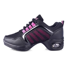 Спортивная дышащая женская обувь для джаза, танцевальная обувь для девушек, мягкий светильник, танцевальные кроссовки, обувь для упражнений, современная танцевальная обувь, скидка