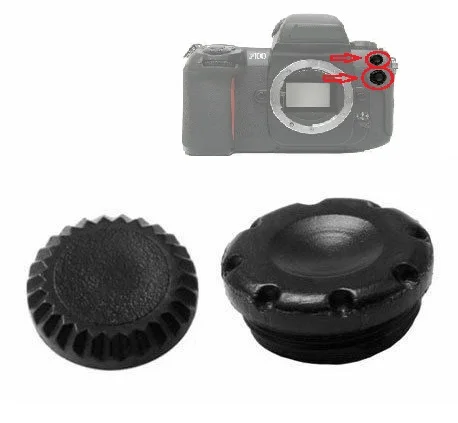 

Camera Accessories 10-Pin Remote Flash PC Sync Terminal Cap Cover SET for Nikon D700 D300 D200 D2X