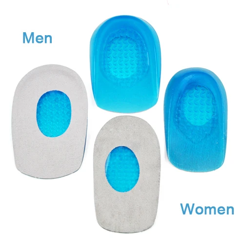 

VSEN 2pcs Stop Heel Pain -Gel Plantar Fasciitis Heel Support Pad for Shoes -Man
