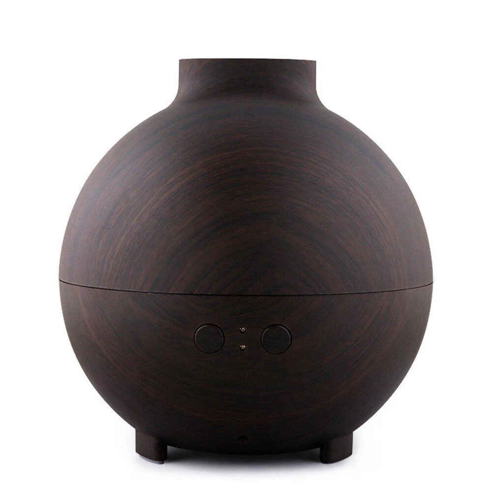 

Large capacity wood grain ultrasonic humidifier, quiet aromatherapy oil diffuser, suitable for home and office 600ml H