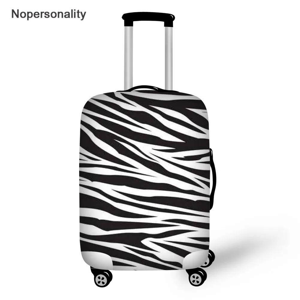 Nopersonality Zebra аксессуары для путешествий Эластичный Защитный чехол для багажа подходит для 18-32 дюймов чехол для тележки чемодан пылезащитный чехол - Цвет: Z3349