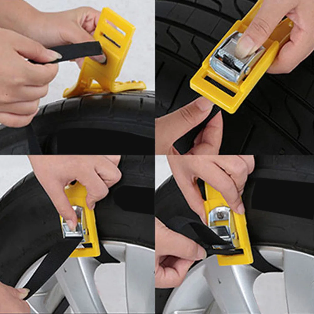 

TPU Snow Ice Mud Anti-Skid Grip Emergency Car Truck Wheel Tire Chain Traction for Car Driving Safety