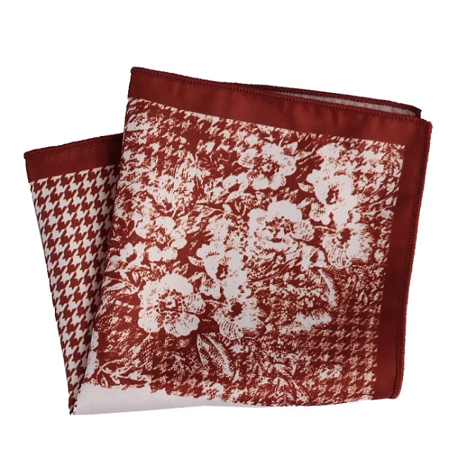 MPK-058pocket square Портной Смит дизайнер Карманный квадратный модный платок Пейсли Цветочный плед Stye Hanky 9 цветов на выбор - Цвет: MPK-058pocket square