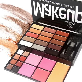 

ZD Brand Makeup Set Maquiagem 23 Colors Shimmer Eyeshadow 4 Colors Blusher 1 Color Baked Powder With Makeup Tools Palettes F2010