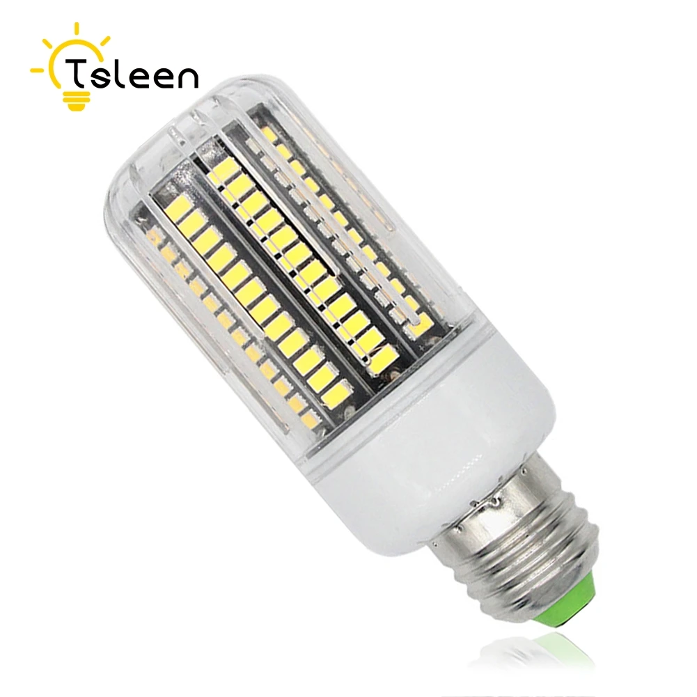 

Cheap 110V 220V Lampe SMD5733 E27 Led Lamp E14 B22 G9 GU10 LED Corn Milky Transparent E27 Led Bulb Light 7W-25W 30-136Leds Sale