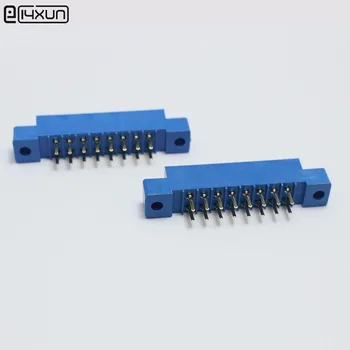 

30pcs/Lot 805 Card Edge Connector 3.96mm Pitch 2x8Row 16 Pin PCB Slot Solder Socket SP16 Dip Soldering-Block Type