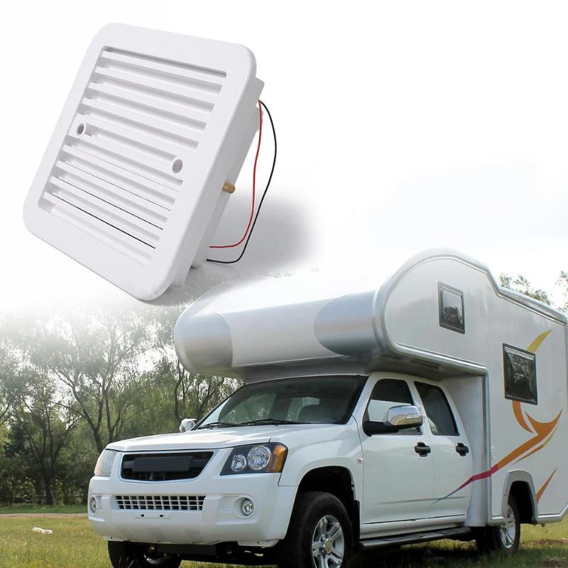 12V Универсальный Rv жилого автофургона Mute охлаждения крыши трейлера Вытяжной вентилятор караван эффективное потолочное крепление вентиляции