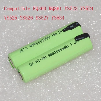 

US 1000mah 1.2V Ni-MH rechargeable battery pack 2.4v for electric shaver razor RQ360 RQ361 YS523 YS524 YS525 YS526 YS527 YS534