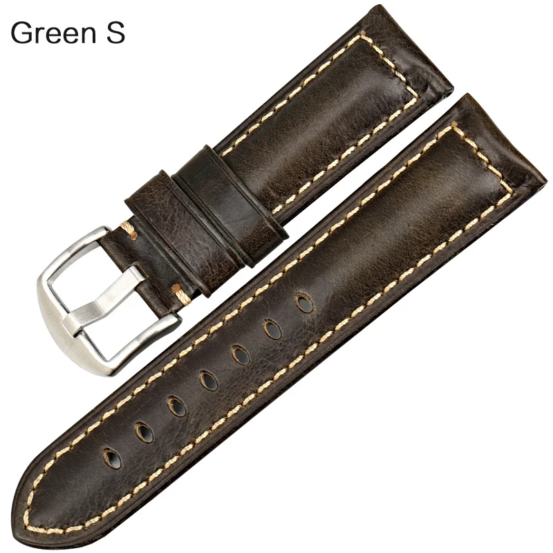 Fashion Red Leather Vintage Watch Strap - Watchband Accessories