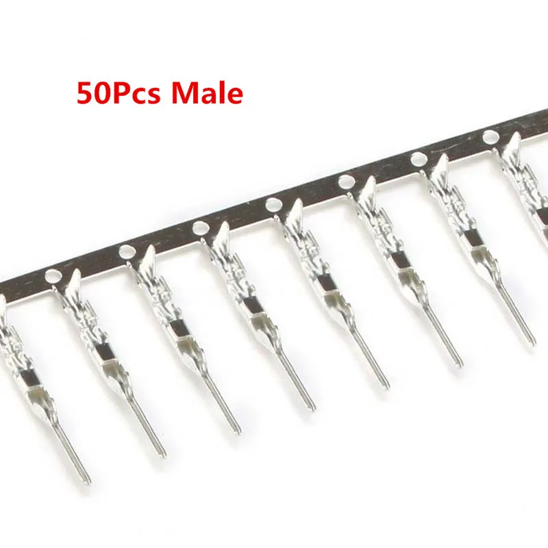 50 шт. разъем Dupont 2 54 мм штекер типа папа/мама 2/3/4/5 Pin Электрический штырьковый