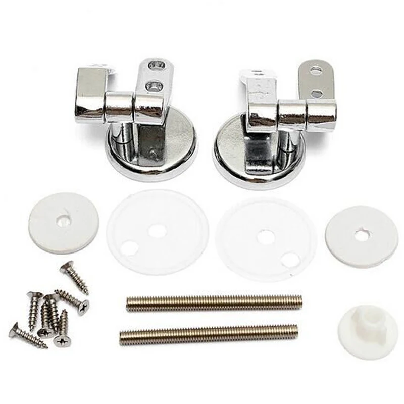 New Zinc Alloy Bathroom Toilet Accessories Hygienic Cover Hinge with Screw Hotel Accessories SF66