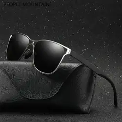 2018 мода квадратный поляризованные линзы солнцезащитные очки Для мужчин ретро Стиль вождения очки Винтаж зеркало очки мужчины gafas-де-сол 0975