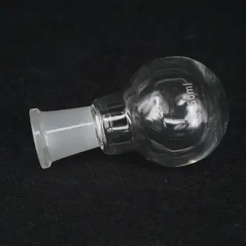

50ml Quickfit 19/26 Socket Lab Glass Flask Round Bottom Single Short Neck Ware