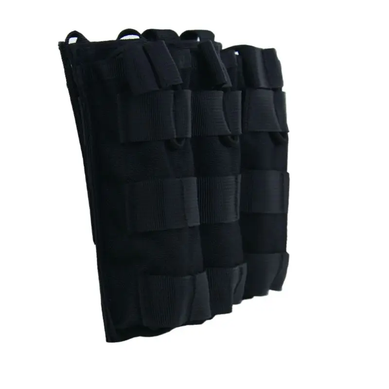 Тактический MOLLE тройной Открытый Топ подсумок для журналов FAST AK AR M4 FAMAS Mag Pouch страйкбол военный Пейнтбол оборудование для улицы