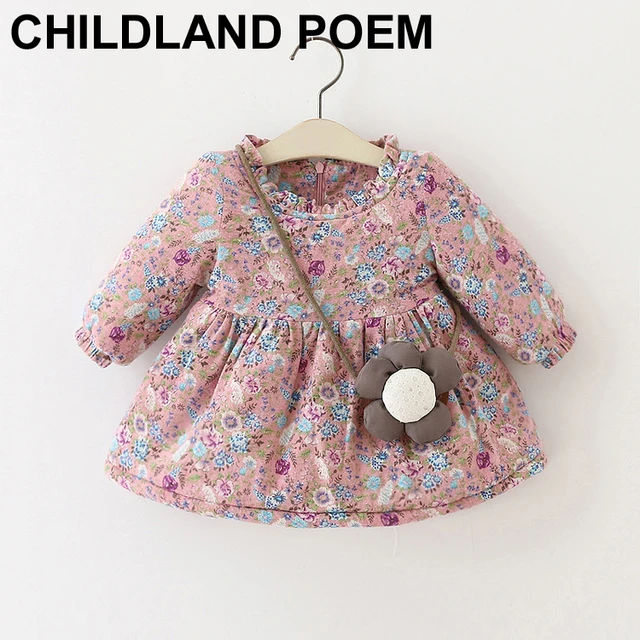 winter birthday dress for baby girl