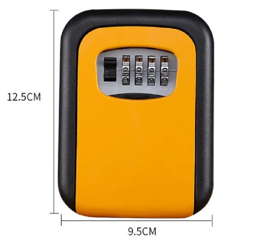 Key Lock Box Combination Lockbox with Code for House Key Storage, Combo Door Locker