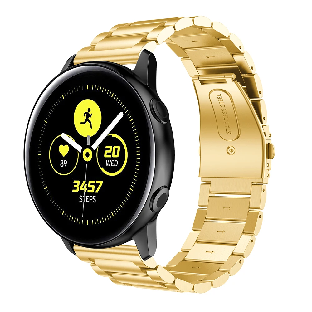 Ремешок для часов Galaxy 20 мм браслет из нержавеющей стали Samsung Watch 42 спортивный S2