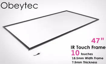 

47-inch Infrared Touch Overly Kit, 10 touch points IR frame, Easy Assembly, Frame only, Fast delive