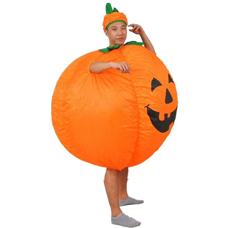 

Halloween Adult Funny Party Cosplay Pumpkin Costume Halloween Inflatable Pumpkin Costume For Women Men Halloween Party Supplies
