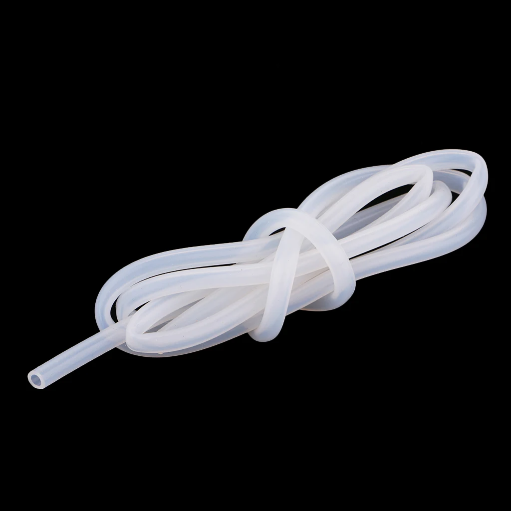 1 Piece Length 1M Silicone Tubing Water Air Hose Pipe Transparent 3mm for RC Boat Ship Pump