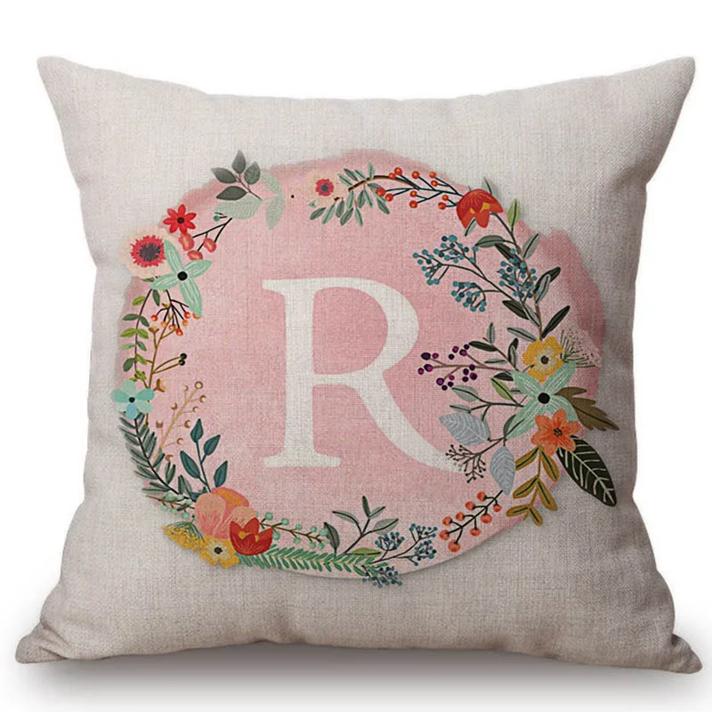 Наволочка для диванной подушки из хлопка и льна 45 х45 см|cushion case|cushion pillow case covergift |