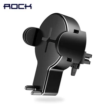 ROCK Qi Wireless Car-Charger, Wireless Car Charger Stand for iPhone X 8 plus Galaxy Note 8 S8 S7 S6 Fast Wireless charger 5w