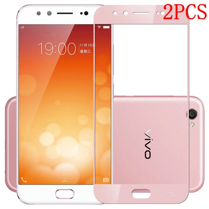 Закаленное стекло с полным покрытием для Vivo X9 V5 Plus 2 шт. защитная пленка экрана X9S