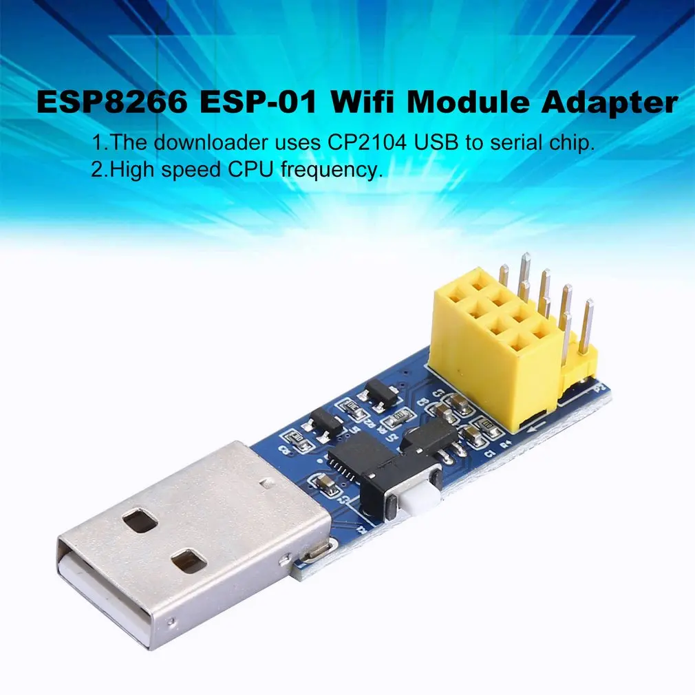 ESP8266 ESP-01 Wifi Module Adapter Computer Phone Wireless Communication Microcontroller ESP LINK V1.0 IDE USB