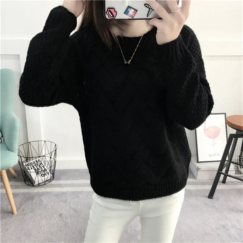 Tops 2018 New Women Pullover Female Casual Sweaters Plaid O-neck Autumn and Winter Style Fashion Female Pullover Sweater XY717 Tops 2018 New Women Pullover Female Casual Sweaters Plaid O-neck Autumn and Winter Style Fashion Female Pullover Sweater XY717