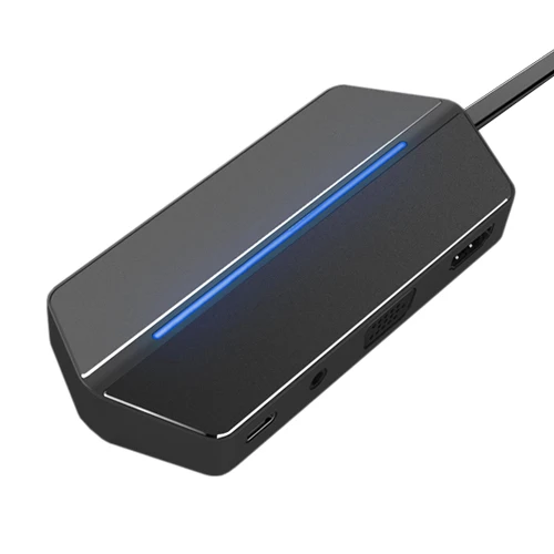 Sovawin 8 в 1 usb-c USB 3,0 концентратор Multi Тип c 4 K видео HD VGA HDMI SD/TF/CF Usb3.0 Card Reader для Macbook Выход Порты и разъёмы адаптер - Цвет: Black