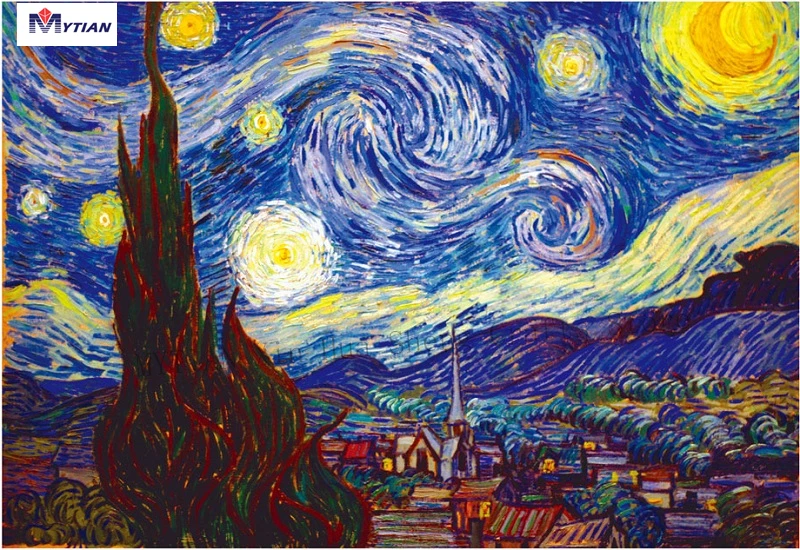DIY Diamond Embroidery Van Gogh Works Starry Sky Diamond Painting Cross
