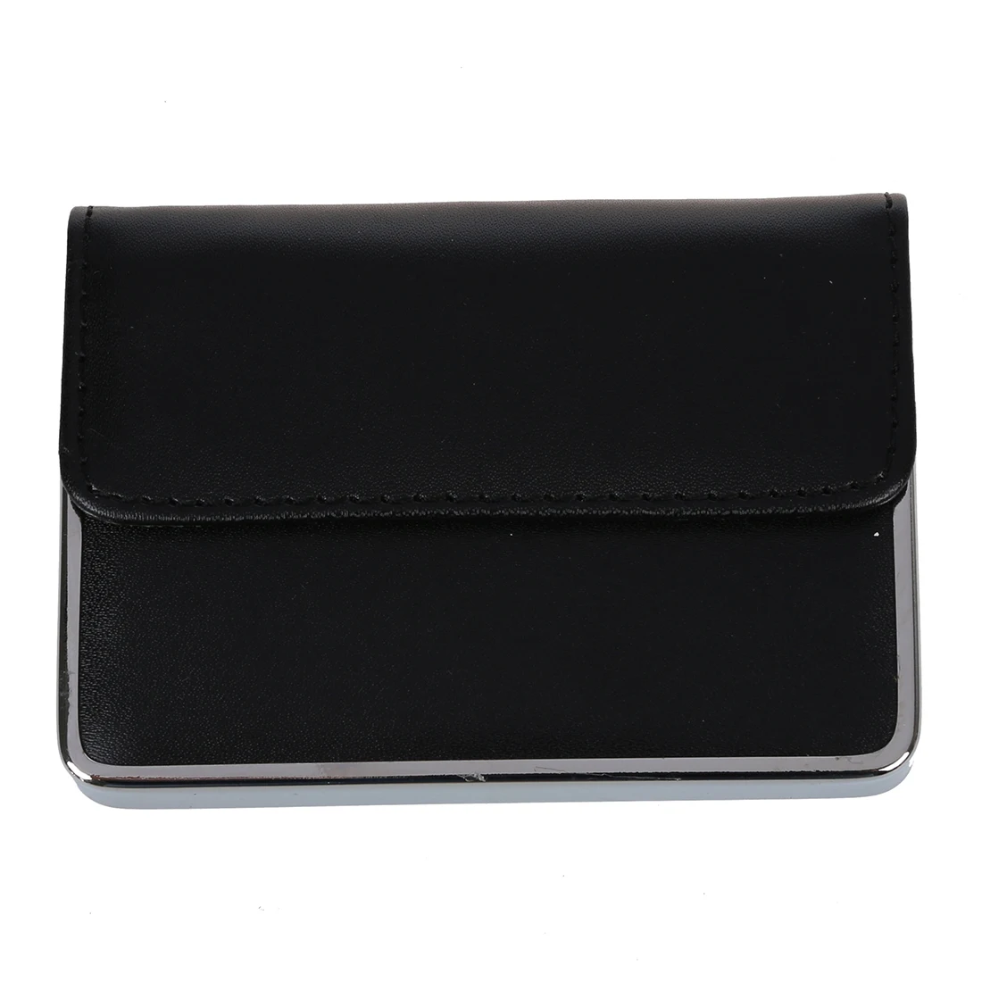 

Pro Stainless steel PU Leather Business Name ID Credit Card Holder Case Pocket
