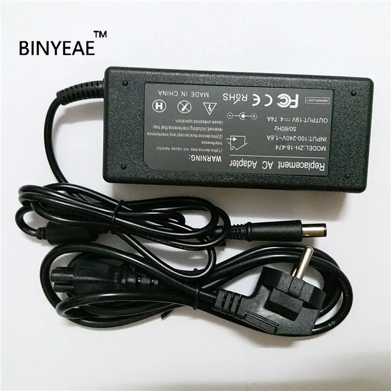 19V 4.74A 90W AC DC адаптер питания зарядное устройство для HP CQ60 CQ61 CQ62 CQ32 CQ321|charger asus|charger