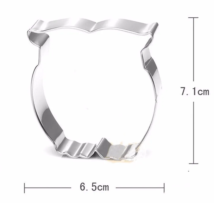 Сова Слон утка Единорог Жираф Формы для печенья из нержавеющей стали печенье украшения формы 5 шт. форма формочки для печенья животных