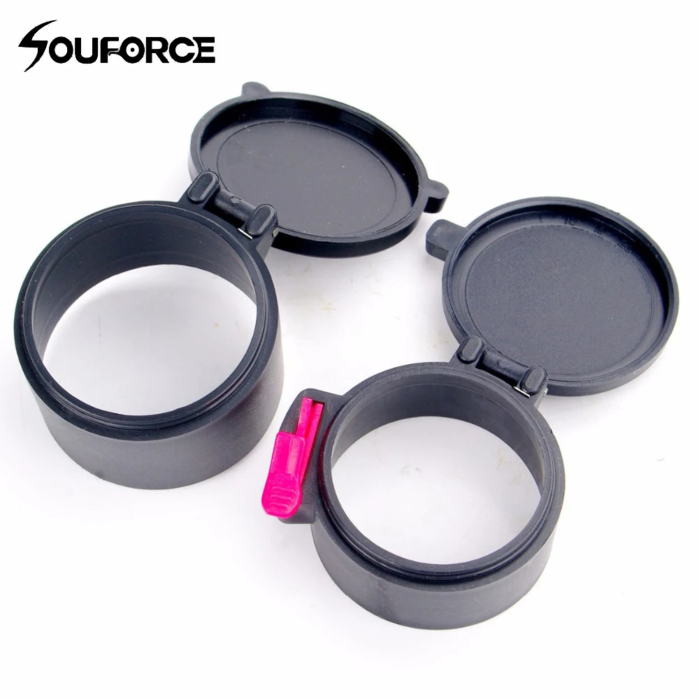 

High Quality 48mm&42mm Gun Scope Lens Cover for 40mm Rifle Sight Dustproof Caps for Scope Hunting Gun Anti-dust Accessory