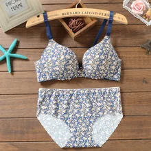 Mozhini, Бесшовный Бюстгальтер, набор, сексуальный бюстгальтер и трусики, большой размер, бюстгальтер, сексуальный женский бюстгальтер, нижнее белье, супер комплект нижнего белья пуш-ап, трусы