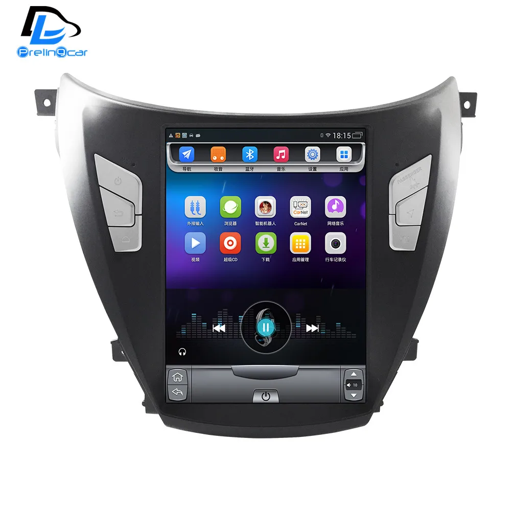 

4G Lte Vertical screen android system multimedia video radio player for hyundai elantra 2012-2016 years navigation stereo