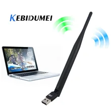 Kebidumei Новое поступление 2,4 ГГц Wi-Fi 5 ГГц Dual Band 433 Mbps WiFi USB Беспроводной адаптер антенны 802.11ac